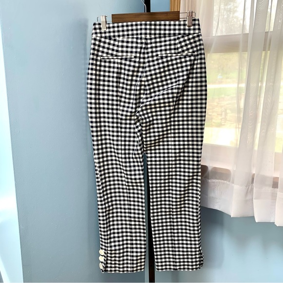 J. Crew Remi Navy Gingham Pants - Picture 8 of 9